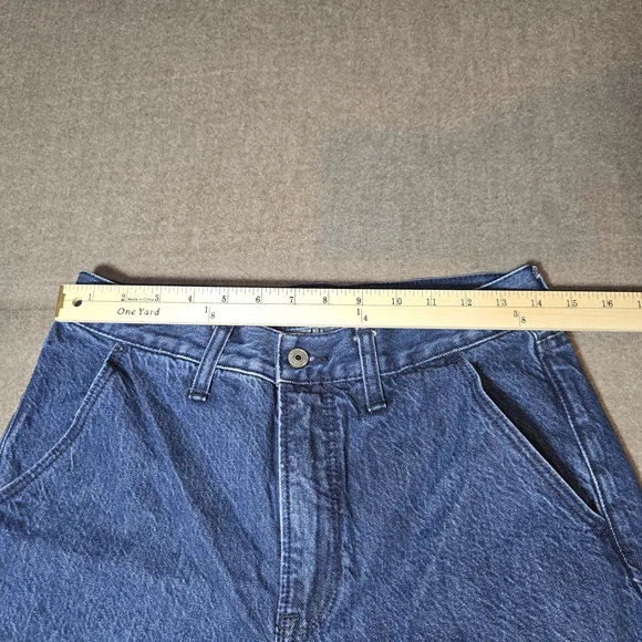 Abercrombie & Fitch High Rise Loose Jeans Wide Leg Denim Women's Size 6/28 - Picture 11 of 16